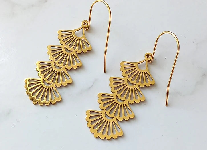 Jojo B Fan Earrings