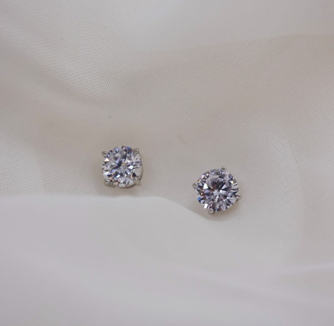 Gregory Ladner CZ Round Stud