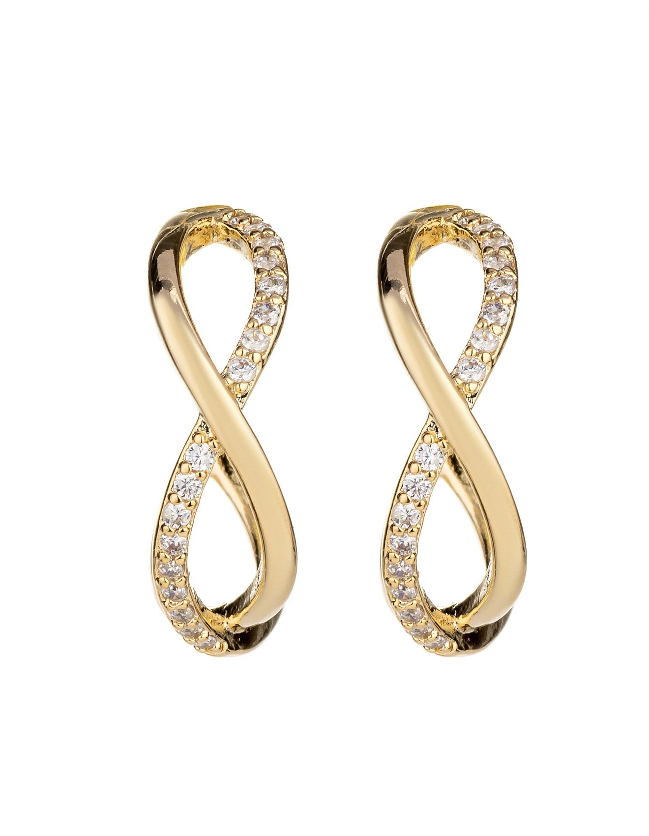 Gregory Ladner CZ Twist Strand Earrings