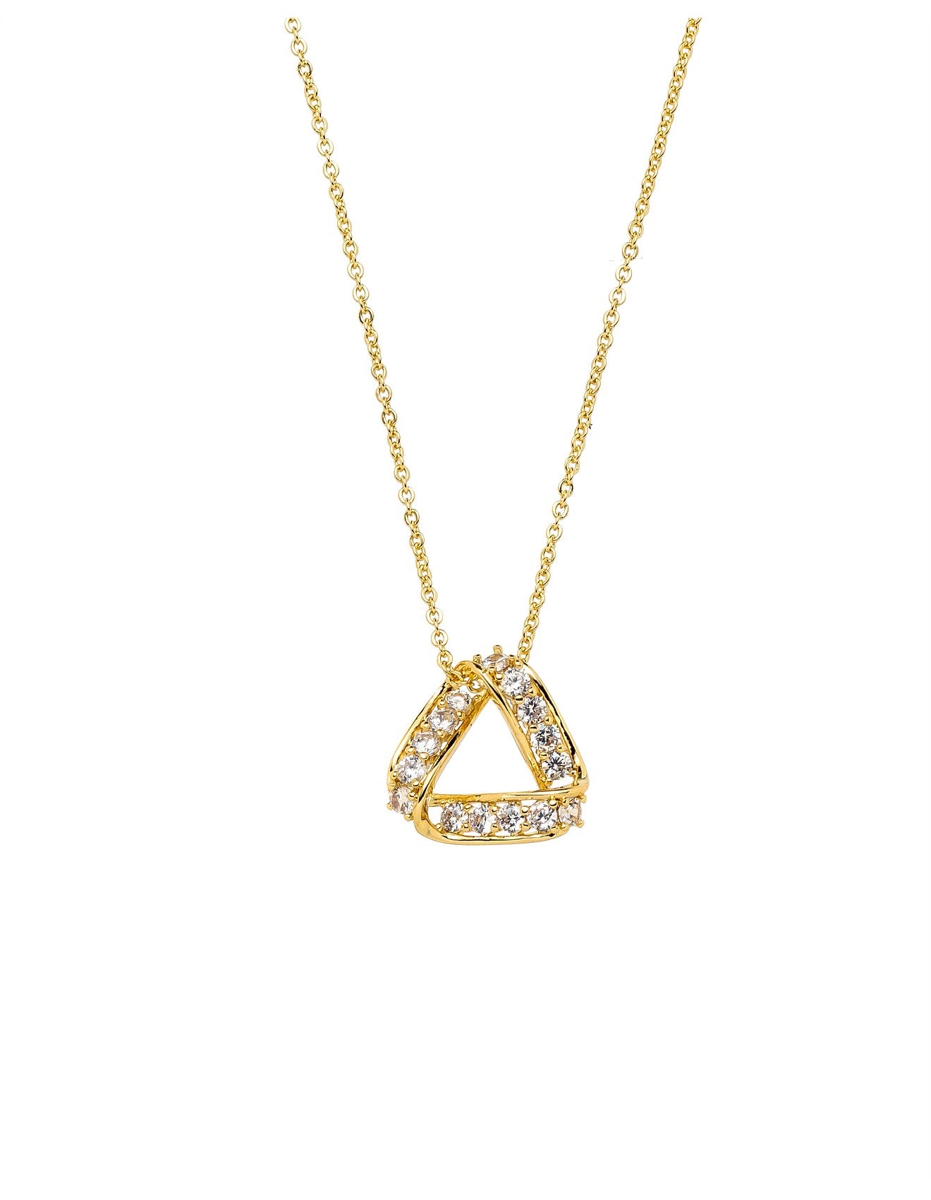 Gregory Ladner Triangle Pendant Necklace