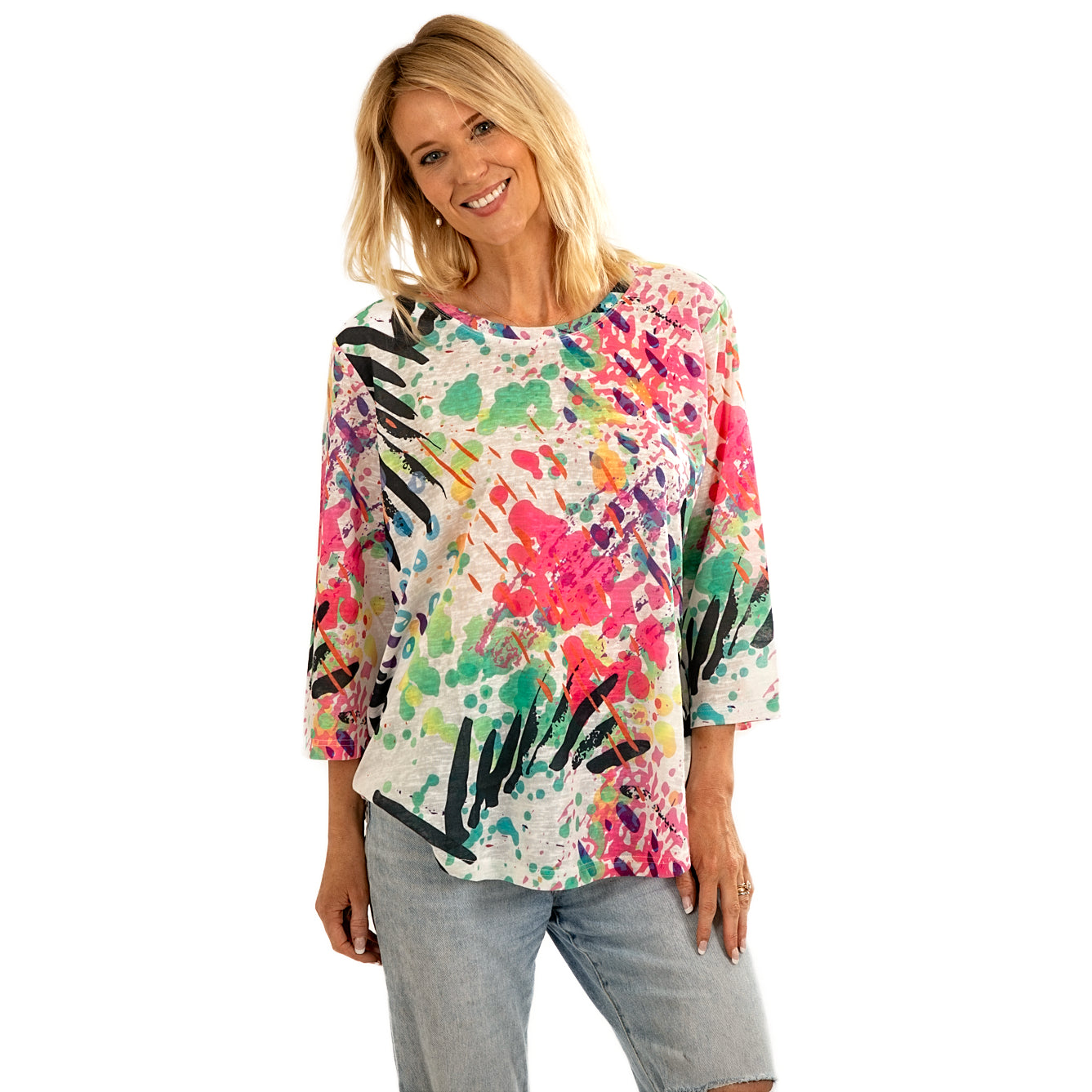 Sassy Duck Gabrielle Patterned Tee