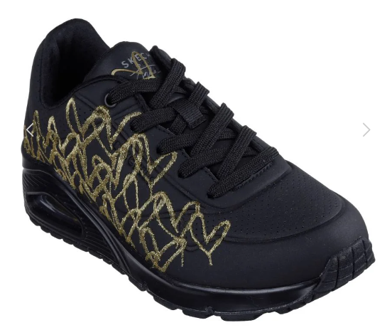 Skechers 177975/BKGD UNO - Golden Heart