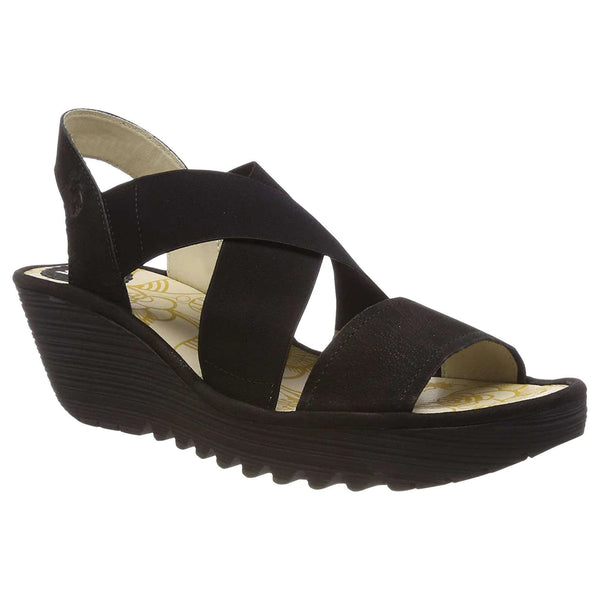 Sandales Bout Ouvert FLY London Yaji888fly - Rouge - Cuir - Taille 36 EU - Neuf Avec Boîte