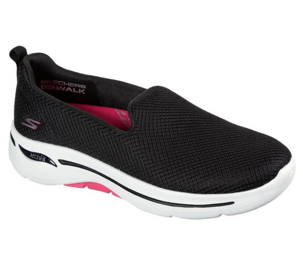 Skechers 124401/BKHP Go Walk Arch Fit - Grateful - Shoes Unlimited