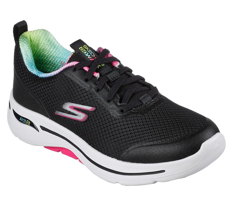 Skechers 124868/BKHP Go Walk Arch Fit - Fun Voyage