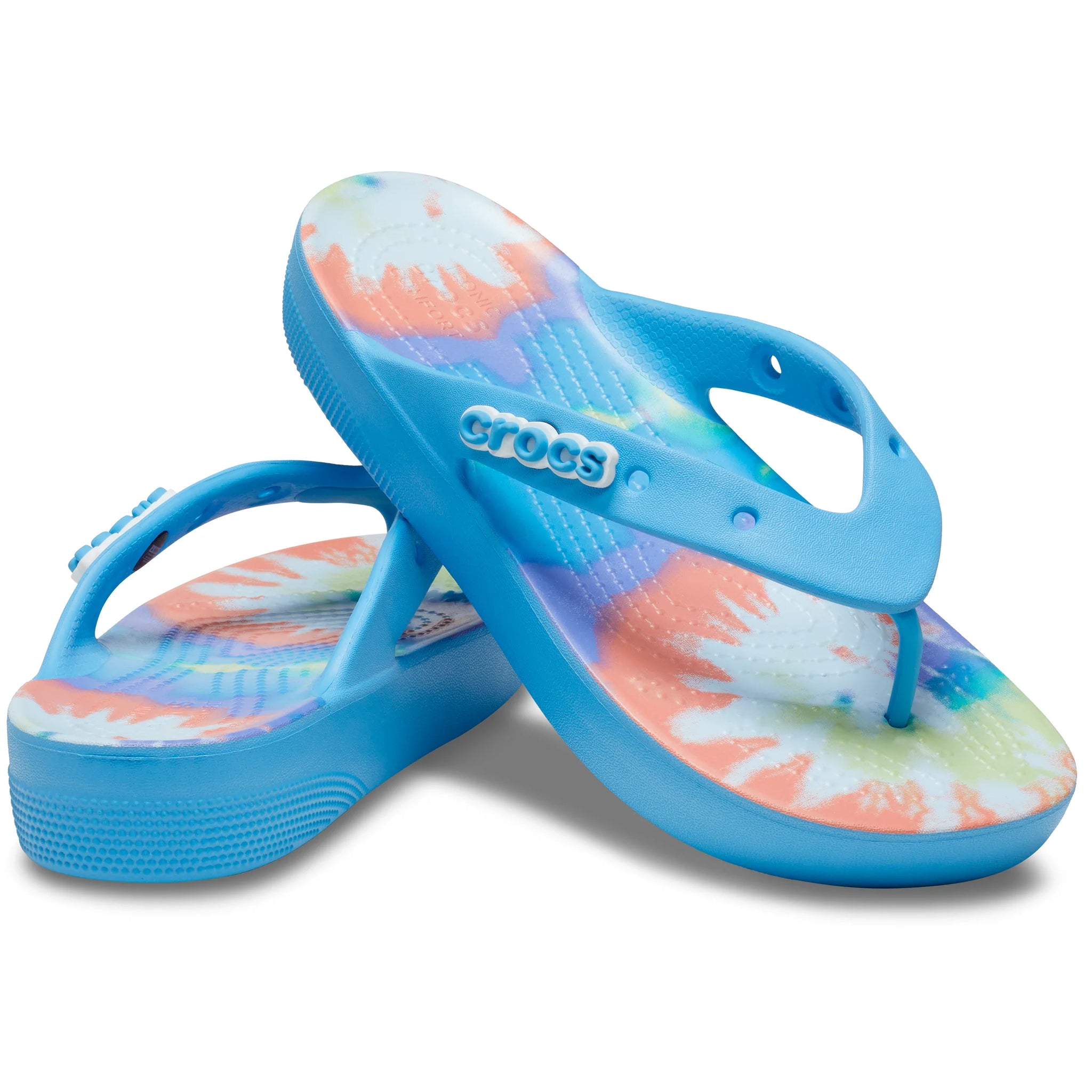 Crocs platform tie dye outlet