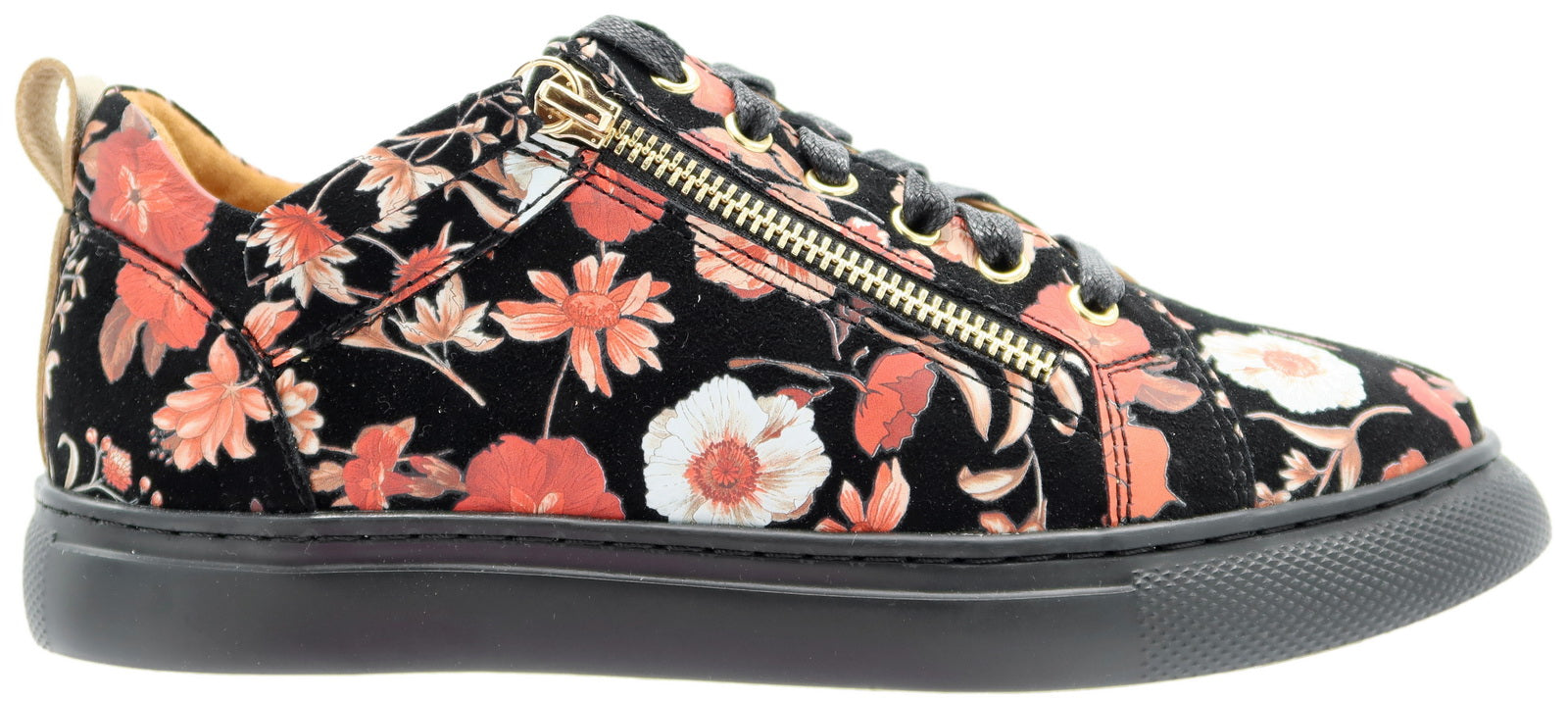 Mile Sneaker by Cassini - Silver Zip main image 1