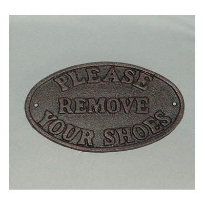 Please Remove Your Shoes Plaque C73146